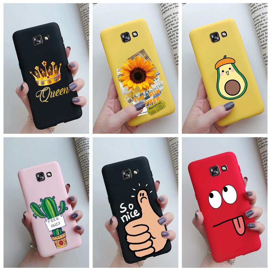 case For Samsung Galaxy A7 2017 Case Cute Painted silicon soft tpu phone back Cover Bumper For Samsung A7 2017 A720 A720f Cases