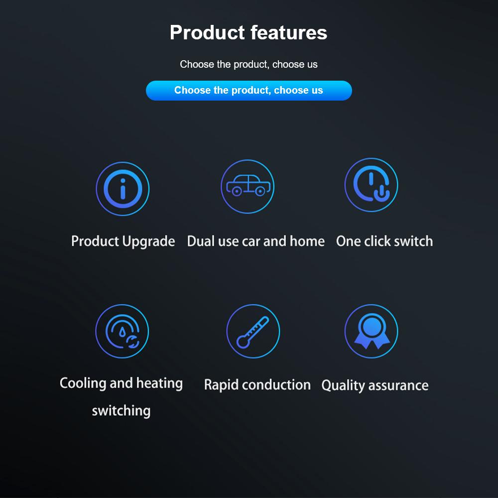 Car Cooling Heating Cup LCD Display 350ML 0° C-60 ° C Cooling/heating 12V Electric Kettle Heat Preservation Water Warmer Bottle