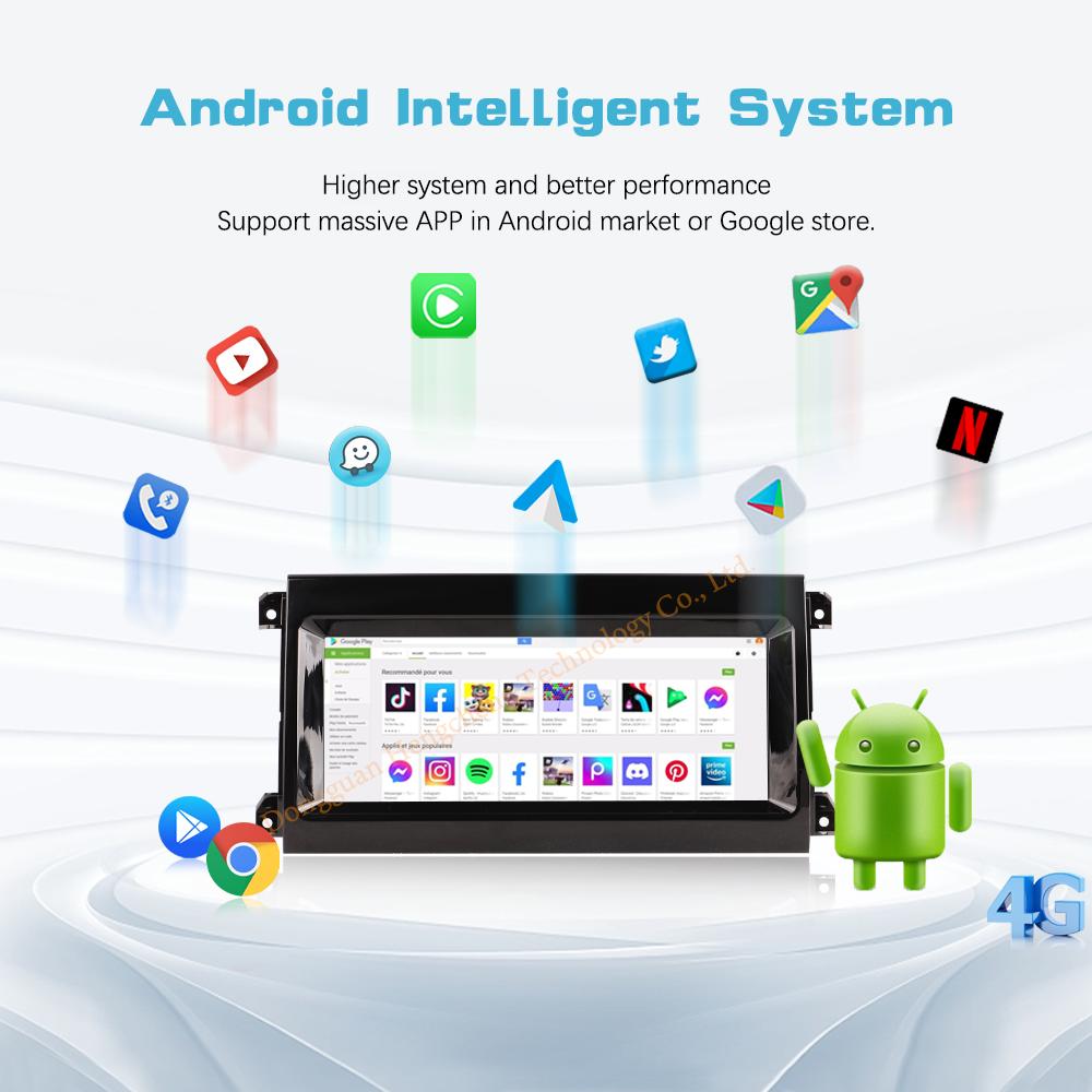 10.25" Car Multimedia Player For Land Rover Discovery 5 LR5 L462 2017-2020 GPS Navigation Radio CarPlay Android12 4G 360Camera