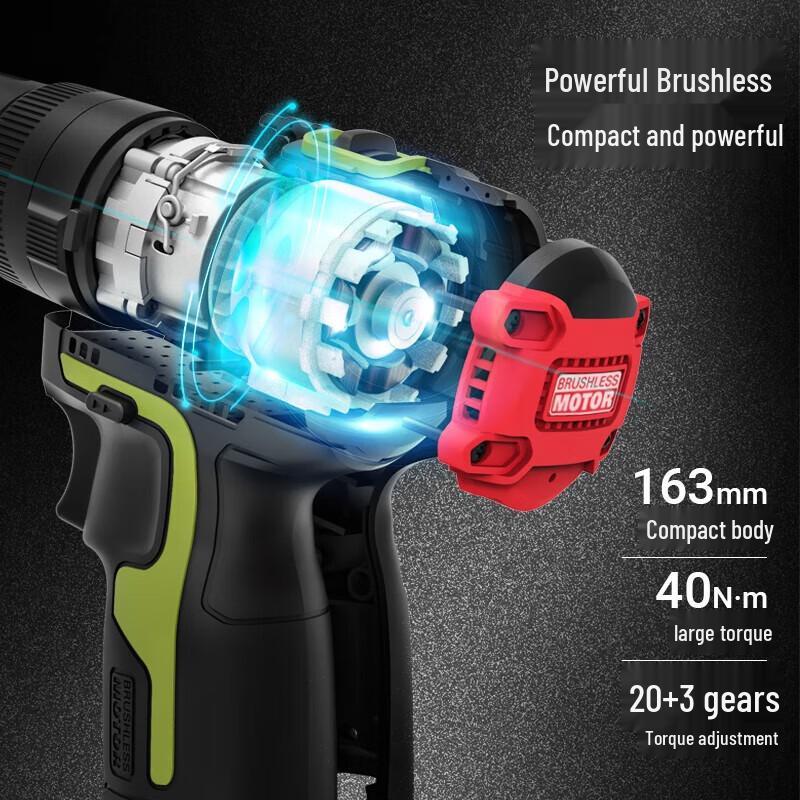 Worx 12V Brushless Cordless Impact Drill/Driver Kit WU131X.5 CN plug (adapter included)