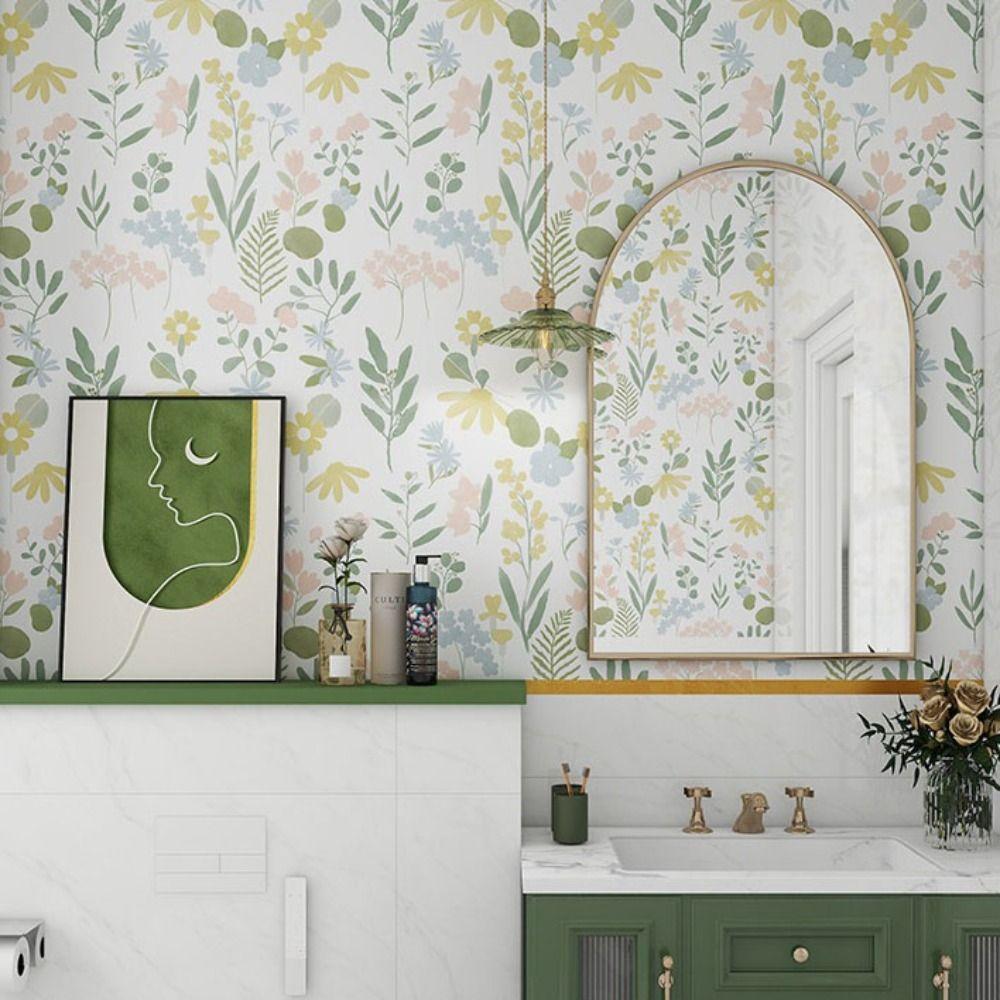 Самоклеящиеся обои с защитой от обрастания Легко моющиеся Наклейки на стены Коммерческие помещения