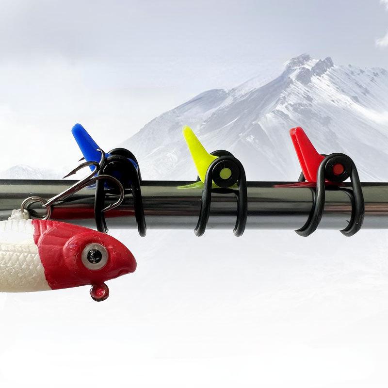 20pc/pact Fishing Rod Accessories Portable Lure Keeper Hook Holder Bait Hanger Accessories Fishing Tackle Fishing Gear