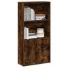 VidaXL Bookcase Smoked Oak 60x24x120 Cm Engineered Wood, Bookshelf, Storage Rack, Book Holder, 860422