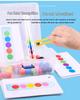Pompon Test Tube Fine Motor Skills Toy for Color Recognition and Early Education