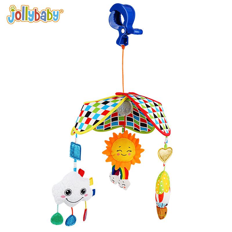 Jollybaby Newborn Soothing Stroller & Crib Hanging Rattle Chime