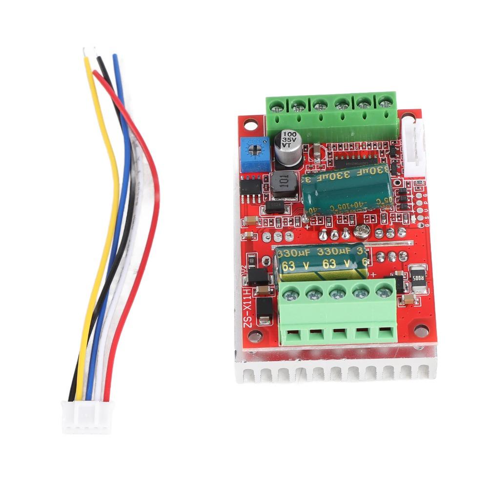 350W Brushless Motor Controller 12V 24V 48V PWM Motor Controller  Electric Motor Speed Regulation