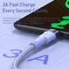 Toocki 2 шт. 3A USB C Кабель Тип C Для 12t Pro Realme Redmi 12 Pro Poco F3 X4 GT Кабель для быстрой зарядки Data Cord Wire
