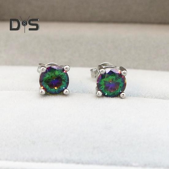 1 пара сверкающих сережек-гвоздиков со стразами из медного материала, легкие блестящие серьги-гвоздики для женщин, ювелирные изделия в подарок