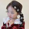 2024 Snowflake Pearl Rhinestone Hair Clip for Girls & Babies