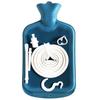 Enema Bag Kit Rubber Enema Cleaner  Includes 2L Hot Water Bottle 4.9ft Hose Controlled Water Flow Valve 2 Syringe Pipe Hook
