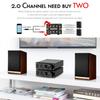 Mini Digital Power Amplifier 100W Subwoofer Compatible Full Frequency Amplifier Power Amplifier Nobsound G2