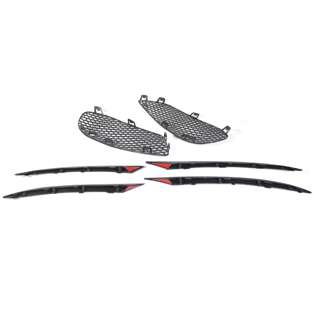 Автомобильный бампер противотуманные фары сетка воздухозаборная решетка для Mercedes-Benz W205 2015-2018 передняя решетка сетка крышка воздухозаборная вентиляционная панель