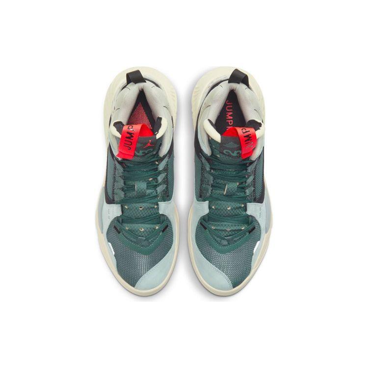 Кроссовки унисекс Air Jordan Delta Mid Hasta Зеленый Ярко-малиновый Светло-пемзовый DC2130-300