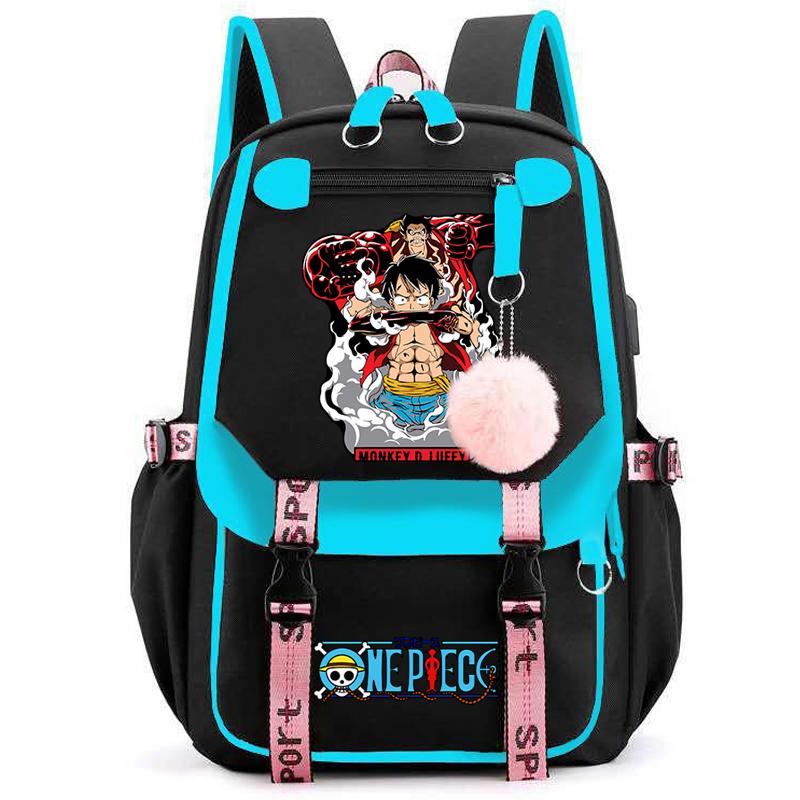Аниме One Piece унисекс универсальный рюкзак водонепроницаемый рюкзак для студентов ежедневная сумка для книг для детей подарки для мужчин и женщин дорожная сумка для отдыха Mochila