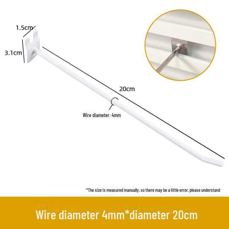 Decorative Aluminum Alloy Slot Plate Hook