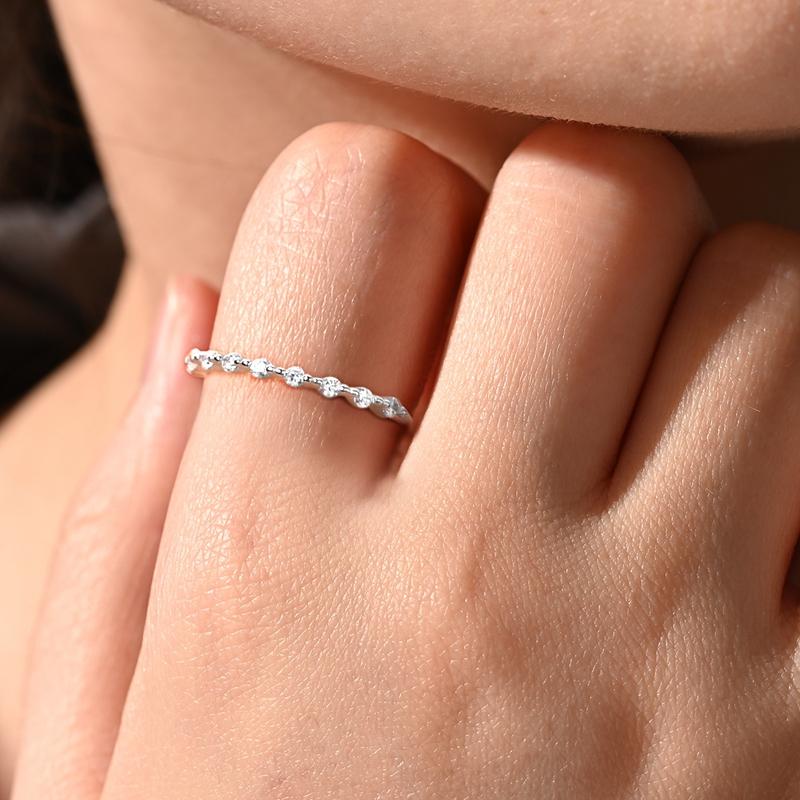 Copper Craft Authentic Shining Couples Heart Ring Women'S Anniversary Gift Engagement Rings For Women Mens Jewelry