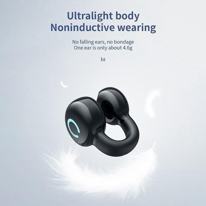Одинарный зажим для ушей с открытым ухом, Bluetooth, беспроводные наушники, спортивные наушники, HiFi звуковая игровая гарнитура, наушники с зажимом для ушей, вкладыши для спорта, бега, йоги, бега трусцой
