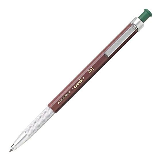 Держатель для карандаша Mitsubishi Pencil Uni Holder 2 для архитектуры 4H Зеленый MH5004H Держатель для стержней 2,0 мм