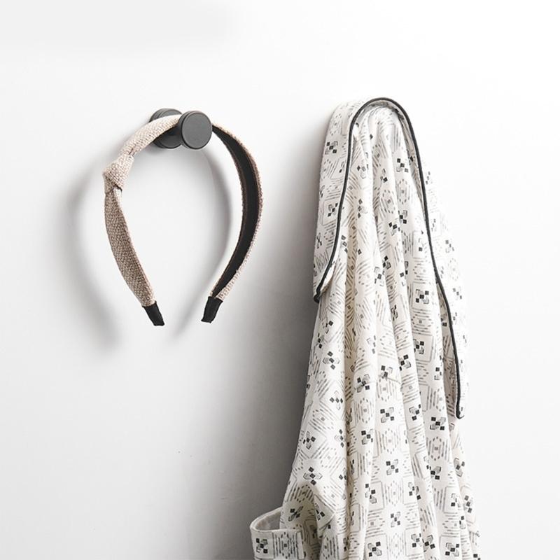 5pcs Elegant Decorative Door Hook Set Capacity Portable Accessory for Loofah Robe Coat Hat Key In Bathroom Or Shower