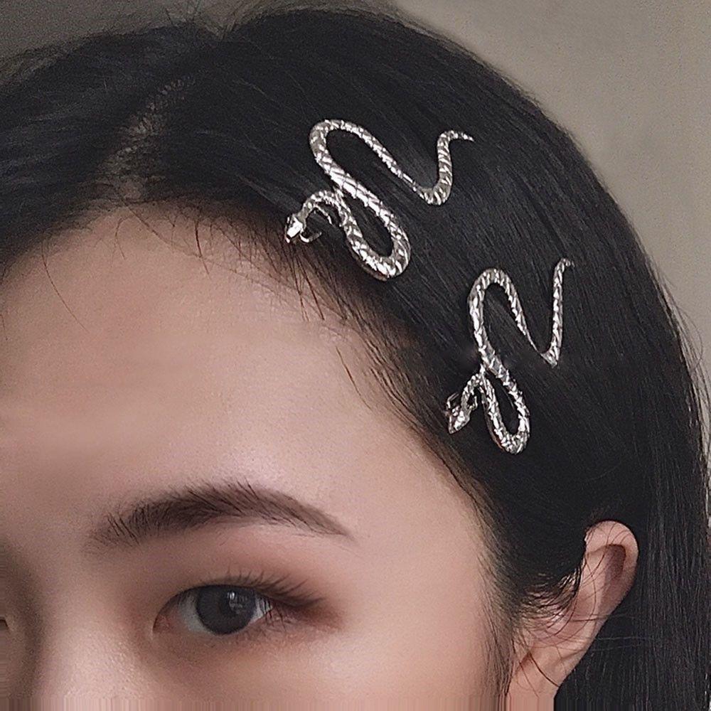 Retro Hair Clip for Female Instagram Creative Snake Shaped Hair Clip