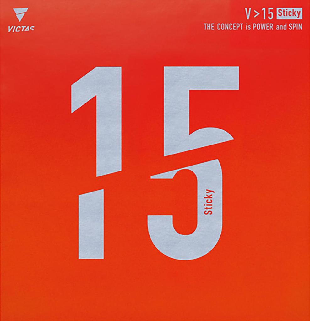 Victas Table Tennis Rubber Slight Adhesion High Energy Tension Sticky Red MAX 200120 V>15