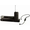 Shure BLX1288/P31 Wireless Microphone System: BLX1 Bodypack Transmitter, BLX2/PGA58 Handheld Dynamic Microphone, PGA31 Microphone, and BLX88 Dual Rece