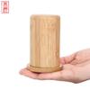 Engraved Bamboo Toothpick & Cotton Swab Holder for Home, Hotel, or Restaurant.
