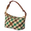 MIU MIU Logo Wool Clutch Women Clutch Camel Green 5NE841_2IFK_F0HDZ