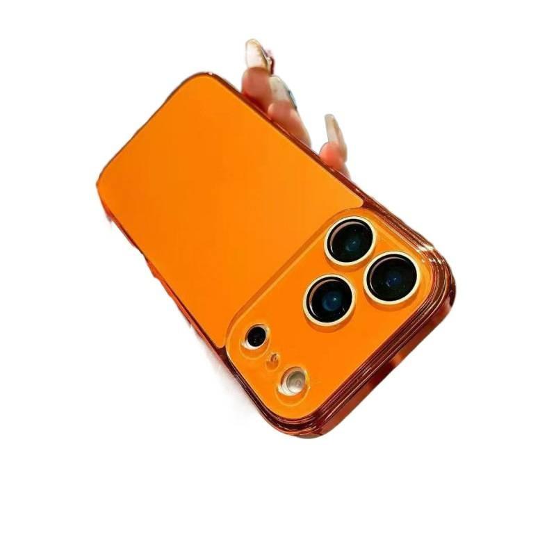 Матовый гальванизированный чехол для телефона IPhone 17 Pro Max 16 15 со встроенной защитой объектива камеры, защита от падений