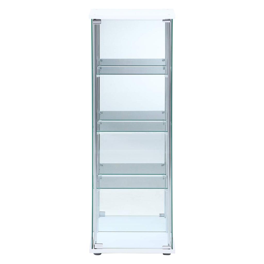 Футляр для коллекционной фигурки Fuji Boeki, 4 яруса, ширина x глубина x высота 120 см, белое закаленное стекло, заднее зеркало в сборе, товар 97338 42,5 36,5