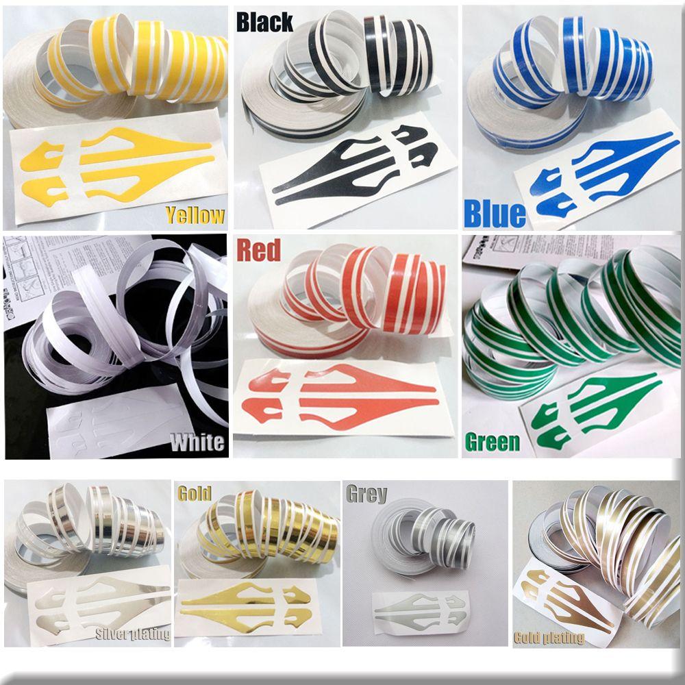 Fashion Racing Waist Line Car Body Decal Vinyl Sticker Pinstripe Steamline Double Line Tape