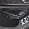 Carbon Fiber Car Interior Door Armrest Handle Cover Trim Door Bowl Frame Stickers For Mercedes Benz C E Class W205 W213 GLC X253