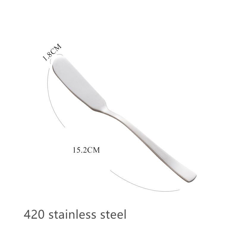 Нож для масла из нержавеющей стали 304, лопатка для джема, соус для намазывания масла, сыр, сыр по-западному, кухонные принадлежности, столовые приборы