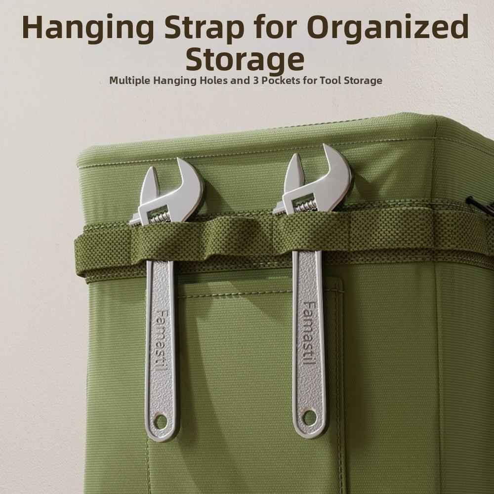 Thickened Tool Storage Organizer Multifunctional Hardware Carry Pouch for Car Repair