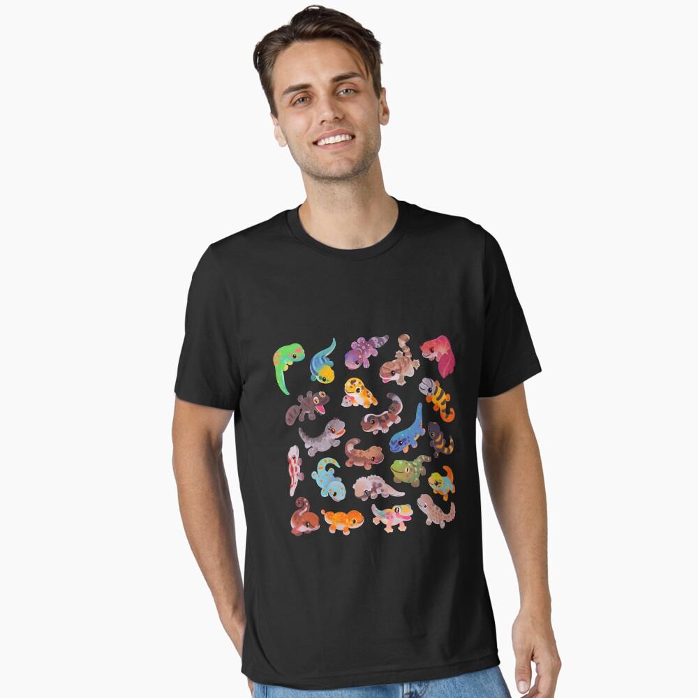 Gecko Dark Casual Tshirt Mens and Womens Luxury Brand Top