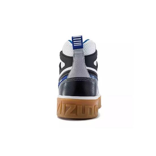 Mizuno CL MID Кеды на средней высоте для скейтбординга Повседневные кроссовки Черный Белый Королевский синий Унисекс D1GH202901