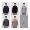Hengyuanxiang Men's Pure Cashmere Semi-High Neck Pullover