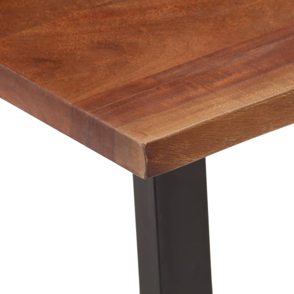 Coffee Table Honey Brown 110x55x40 cm Solid Acacia Wood