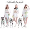 Dog Leash with Soft Padded Handle Adjustable Loop Traction Rope 360-degree Rotating Hook Dog Outing Leash