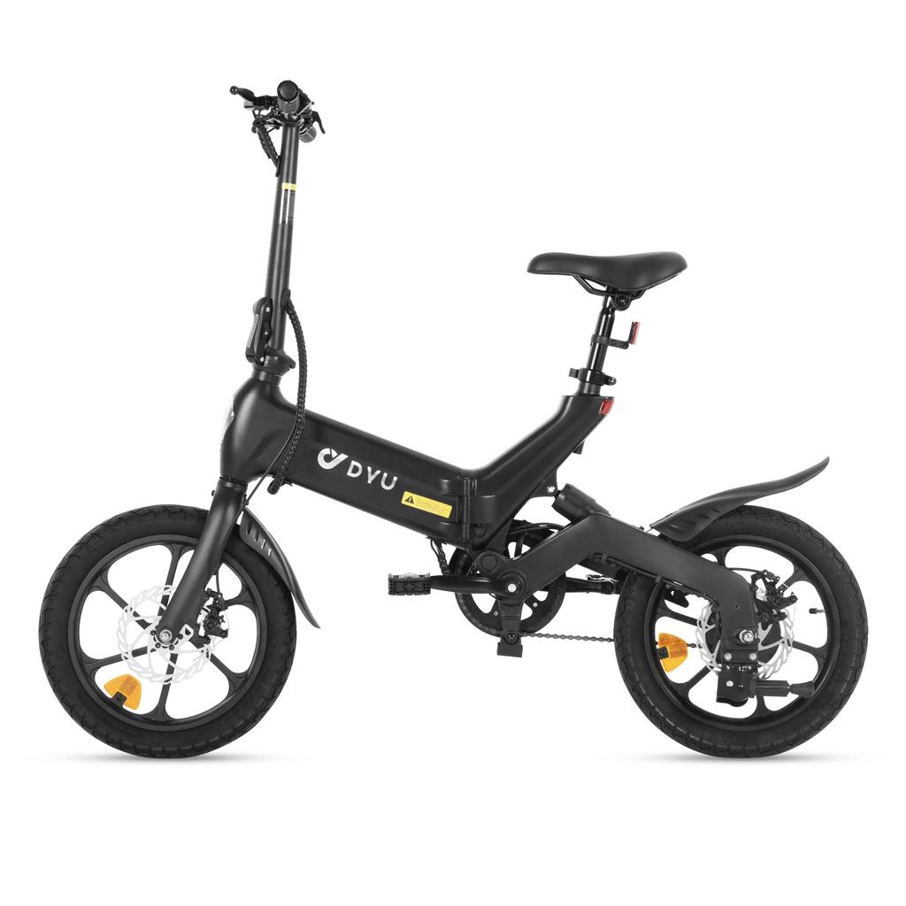 DYU A16 38V 250W Lightweight Magnesium Alloy Commuter Electric Bicycle - 55km Pedal Assist, Foldable, Equipped with Dual Disc Brakes