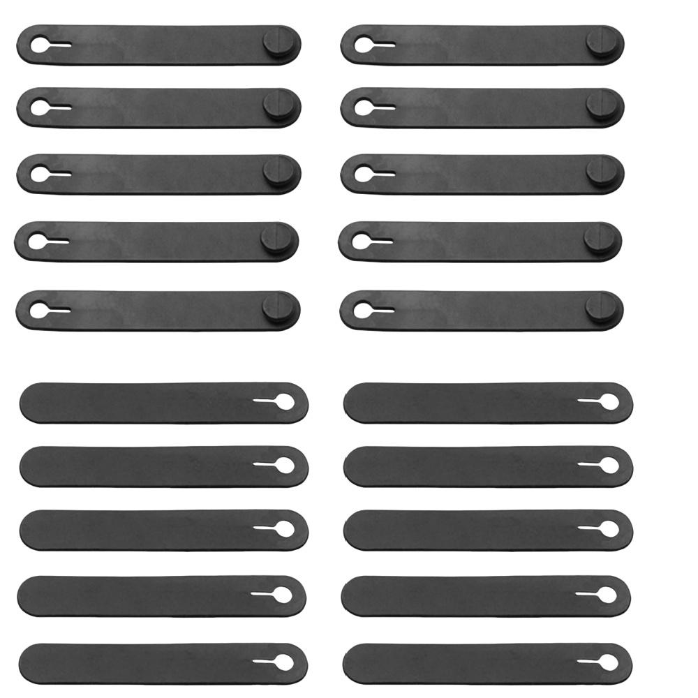 10/20 шт. Резиновые кабельные стяжки-ремни для организации проводов, стяжки для троса сцепления мотоцикла, тормозные стяжки, эластичные органайзеры для кабелей для дома