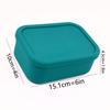 Silicone Bento Box Made from Platinum LFGB German Silicone - Microwave, Freezer and Oven Safe - Lunch, Snack and Food Container
