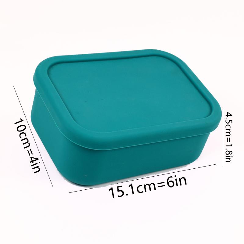 Silicone Bento Box Made from Platinum LFGB German Silicone - Microwave, Freezer and Oven Safe - Lunch, Snack and Food Container