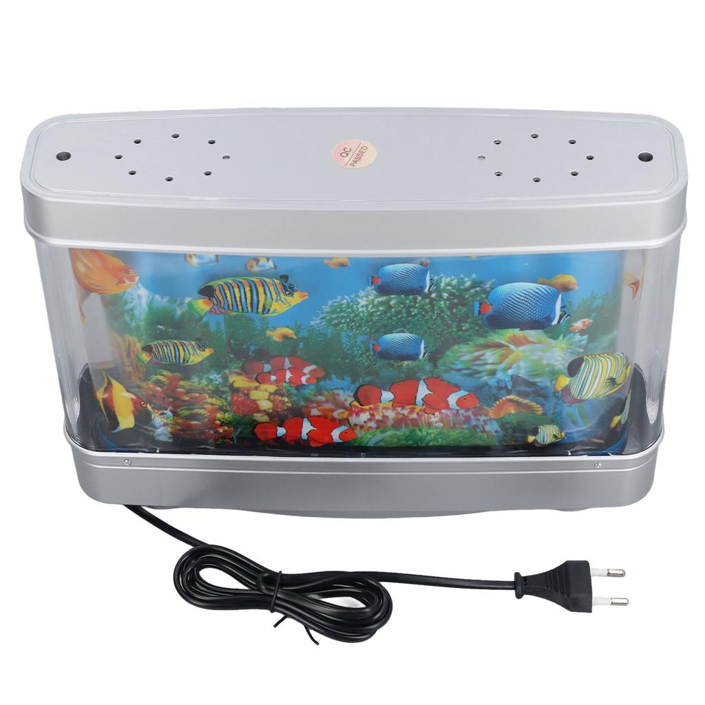 Fish Tank Lamp Artificial Aquarium Decorative Lamp Miniature LED Ocean Light for Home Office