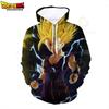 Sweatshirt Kids Hoodie 3D Print Boys Girls Cartoon Sudadera Tops Super Saiyan Clothes