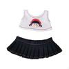 6 Inch Doll Apparel, Skirt Set for Dolls, T-Shirts And Accessories Play, DIY Clothing
