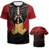 Хэллоуин Веселая Серия 3D Цифровая Печать Мужская Уличная Модная Футболка с Круглым Вырезом и Коротким Рукавом