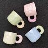 Контрастный цвет Большая чашка для ушей Бытовая керамическая кружка Милая студенческая пара Чашка для питья Кофейная чашка Модная креативная чашка