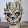 Реалистичная латексная маска черепа для Хэллоуин-вечеринок, маска на лицо скелета, аксессуар для костюма для косплея в жанре хоррор