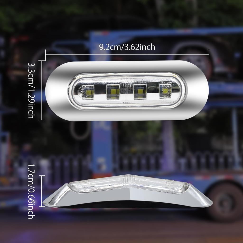 Ygmylandbb Маркерный фонарь, Светодиодный боковой габаритный фонарь, Габаритный фонарь автомобиля, Плечевой фонарь, Задний боковой фонарь,